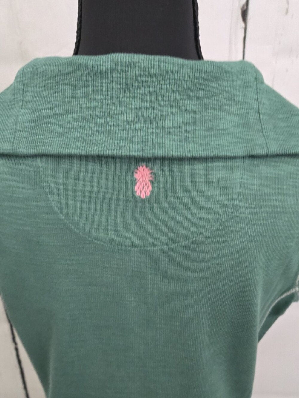 Tommy Bahama Green Zip-Front Short Sleeve Dress - Picture 4 of 14
